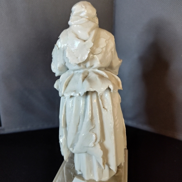 🚨RARE🚨RARE🚨18th-Century Volkstedt "Begger Woman" Blanc De Chine Biscuit MINT - Picture 7 of 13